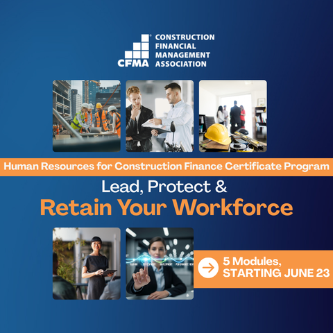 Human Resources for Construction Finance Certificate Program: Lead ...