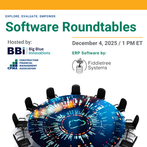Software Roundtable with Fiddletree Systems - CFMA Store